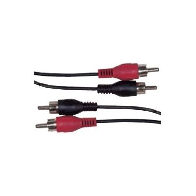 Schwaiger CIK5125 Audiokabel - 10 m, 2 x RCA, Schwarz Schwaiger CIK5125 Audiokabel - 10 m, 2 x RCA, Schwarz