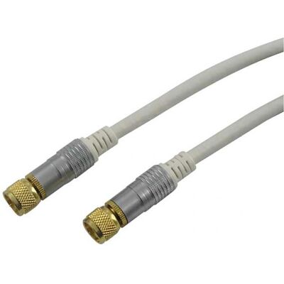 Câble Satellite Blanc 3m Schwaiger - Accessoire pour Récepteur Câble Satellite Blanc 3m Schwaiger - Accessoire pour Récepteur