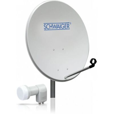 Schwaiger SPI993 011 Satellitenantenne - Stahl, 720x820mm, Grau Schwaiger SPI993 011 Satellitenantenne - Stahl, 720x820mm, Grau
