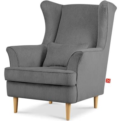 KONSIMO Stralis Ohrensessel grau - Sessel KONSIMO Stralis Ohrensessel grau - Sessel