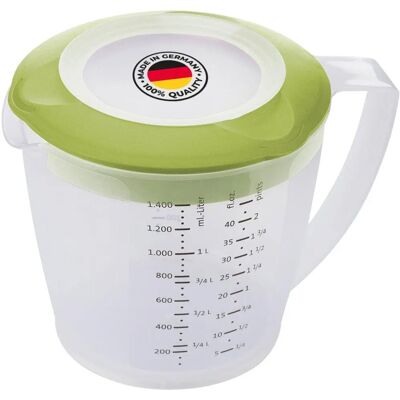 Helena 1,4L Mengbeker met deksel Helena 1,4L Mengbeker met deksel