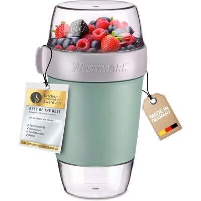 Conteneur alimentaire vert WESTMARK - 1150 ml - Micro-ondable - Résistant Conteneur alimentaire vert WESTMARK - 1150 ml - Micro-ondable - Résistant
