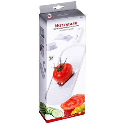 Westmark V-Hobel - Blanco/Rojo - Cortador de verduras Westmark V-Hobel - Blanco/Rojo - Cortador de verduras