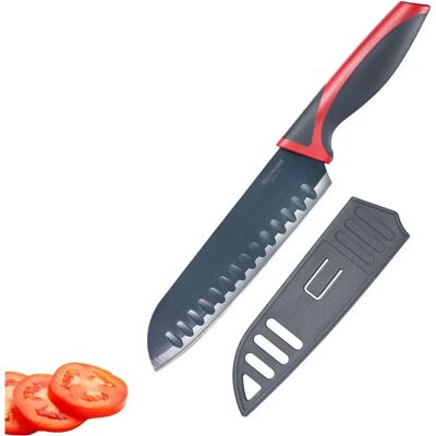 Cuchillo Santoku Westmark - 17cm, Ergonómico, Antiadherente Cuchillo Santoku Westmark - 17cm, Ergonómico, Antiadherente