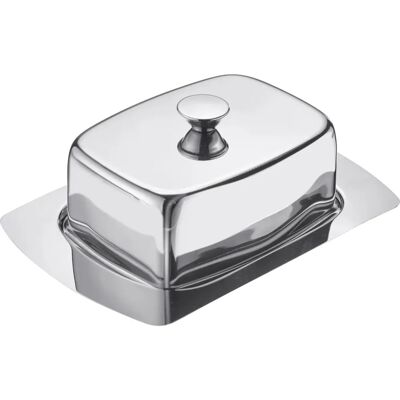 Westmark Edelstahl Butterdose - 19x12.8cm, Silber - Butterdose Westmark Edelstahl Butterdose - 19x12.8cm, Silber - Butterdose