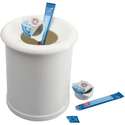 Westmark Blanc 1L Corbeille de Bureau Effet Porcelaine - Poubelle Westmark Blanc 1L Corbeille de Bureau Effet Porcelaine - Poubelle