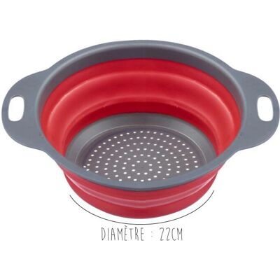 WESTMARK - Seiher Maxi - rouge - graphite - Colander - Publicité WESTMARK - Seiher Maxi - rouge - graphite - Colander - Publicité