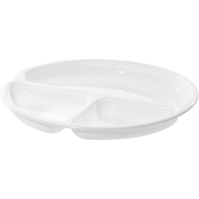 Westmark Mikrowellen-Kochgeschirr - 3 Fächer, 25cm, Weiß Westmark Mikrowellen-Kochgeschirr - 3 Fächer, 25cm, Weiß