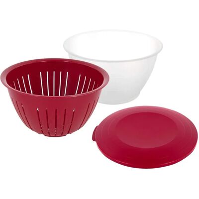 Lot de bols Olympia Westmark - Rouge - 3 pièces - 26cm - 4,3L - Publicité Lot de bols Olympia Westmark - Rouge - 3 pièces - 26cm - 4,3L - Publicité