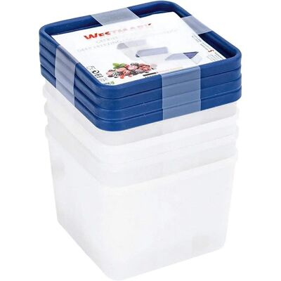 WESTMARK - Trio 0.5L - Blau/Weiß - Gefrierbehälter WESTMARK - Trio 0.5L - Blau/Weiß - Gefrierbehälter