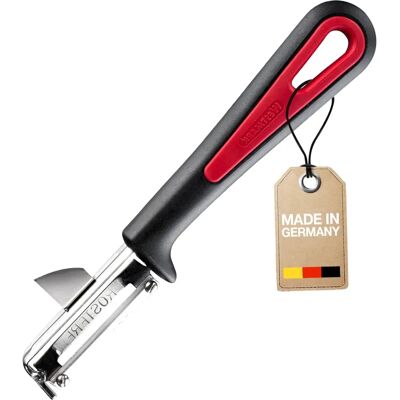 Éplucheur Universel Westmark - Gaucher, Acier inoxydable, Rouge/Noir - Publicité Éplucheur Universel Westmark - Gaucher, Acier inoxydable, Rouge/Noir - Publicité