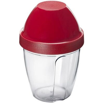 WESTMARK Mix-Ei - 6er Set Schüttelbecher rot/transparent WESTMARK Mix-Ei - 6er Set Schüttelbecher rot/transparent