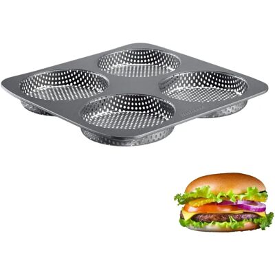 Plaque de cuisson 'Burger Big' WESTMARK - Anthracite - 12 pcs - Publicité Plaque de cuisson 'Burger Big' WESTMARK - Anthracite - 12 pcs - Publicité