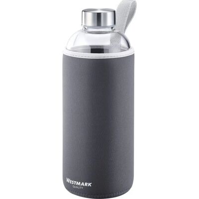 WESTMARK Viva Trinkflasche Grau - 1L, BPA-frei, auslaufsicher WESTMARK Viva Trinkflasche Grau - 1L, BPA-frei, auslaufsicher