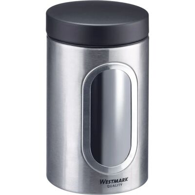 Westmark Edelstahl Vorratsdose - 950ml, Grau Westmark Edelstahl Vorratsdose - 950ml, Grau
