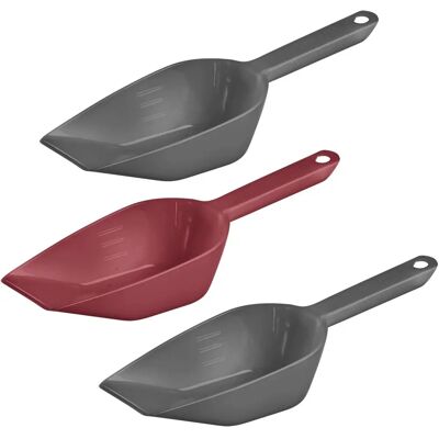 Westmark 90892270 - Set van 3 kunststof kooklepels - Antraciet/Rood - Kooklepels-Set Westmark 90892270 - Set van 3 kunststof kooklepels - Antraciet/Rood - Kooklepels-Set