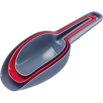 Westmark Modèle 90902270 - Set de cuillères doseuses - Anthracite/rouge Westmark Modèle 90902270 - Set de cuillères doseuses - Anthracite/rouge