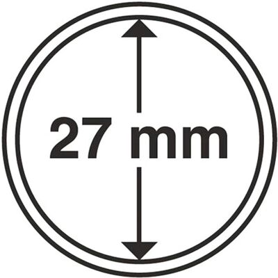 Capsules de pièces Leuchtturm - Pack de 10 pour pièces 20-29mm - Publicité Capsules de pièces Leuchtturm - Pack de 10 pour pièces 20-29mm - Publicité