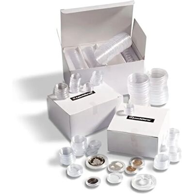 Capsules pour Pièces Leuchtturm - Pack de 100 20-29mm - Durables & Claires - Publicité Capsules pour Pièces Leuchtturm - Pack de 100 20-29mm - Durables & Claires - Publicité