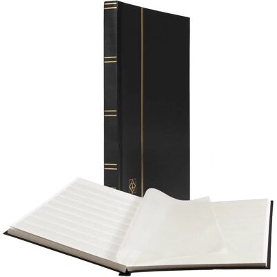 Lighthouse Leuchtturm Basic Livre de Stock A4 Non-rembourré - Noir - Publicité Lighthouse Leuchtturm Basic Livre de Stock A4 Non-rembourré - Noir - Publicité