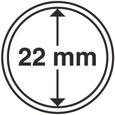 Capsules de pièces Leuchtturm - 22mm, Pack de 10, Pour pièces 20-29mm - Rangement de pièces - Publicité Capsules de pièces Leuchtturm - 22mm, Pack de 10, Pour pièces 20-29mm - Rangement de pièces - Publicité