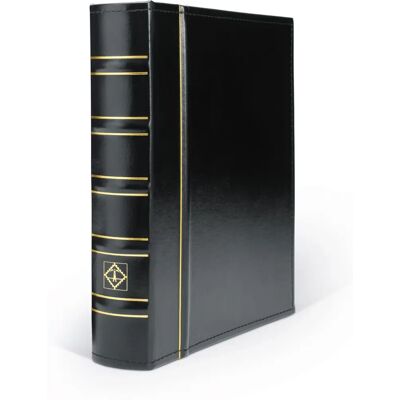Leuchtturm Optima Classique Cuir Reliure à Anneaux - Noir - Publicité Leuchtturm Optima Classique Cuir Reliure à Anneaux - Noir - Publicité