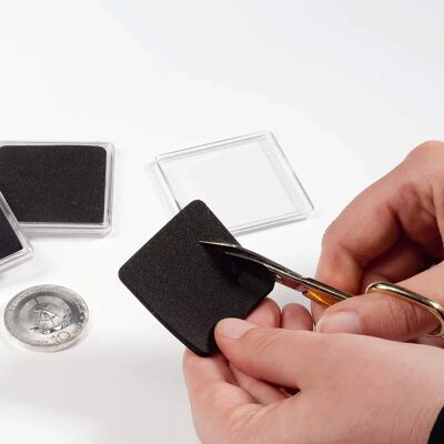 Leuchtturm Qualité Premium Quadrum Capsules de Monnaie Carrées - Fait Main - Publicité Leuchtturm Qualité Premium Quadrum Capsules de Monnaie Carrées - Fait Main - Publicité