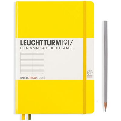 Leuchtturm1917 Zsebnaptár (A5) Keménytáblás Vonalas - Citrom Leuchtturm1917 Zsebnaptár (A5) Keménytáblás Vonalas - Citrom