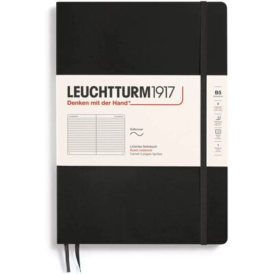 Notatnik Leuchtturm1917 Miękka Okładka Kompozycja (B5) W linię - Czarny Notatnik Leuchtturm1917 Miękka Okładka Kompozycja (B5) W linię - Czarny