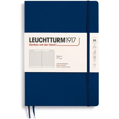 Leuchtturm1917 Notizbuch Softcover Komposition (B5) Liniert - Marineblau Leuchtturm1917 Notizbuch Softcover Komposition (B5) Liniert - Marineblau