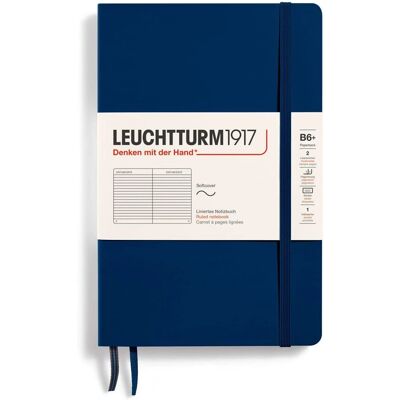 Leuchtturm1917 Navy B6+ Notatnik - Wysoka Jakość, 123 Strony Leuchtturm1917 Navy B6+ Notatnik - Wysoka Jakość, 123 Strony
