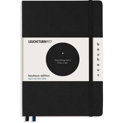 LEUCHTTURM1917 Leuchtturm Hochwertiges Hardcover Bauhaus Punkt A5 Nummerierte Seiten Notizbuch Schwarz LEUCHTTURM1917 Leuchtturm Hochwertiges Hardcover Bauhaus Punkt A5 Nummerierte Seiten Notizbuch Schwarz
