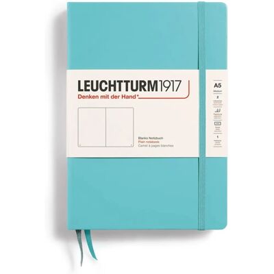LEUCHTTURM1917 Leuchtturm Prémiová Kvalita Pevná vazba Číslované stránky Jednoduchý zápisník - Akvamarín LEUCHTTURM1917 Leuchtturm Prémiová Kvalita Pevná vazba Číslované stránky Jednoduchý zápisník - Akvamarín