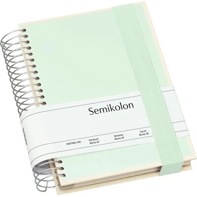 Carnet à spirale Semikolon A5 Mucho Moss - Cahier - Publicité Carnet à spirale Semikolon A5 Mucho Moss - Cahier - Publicité