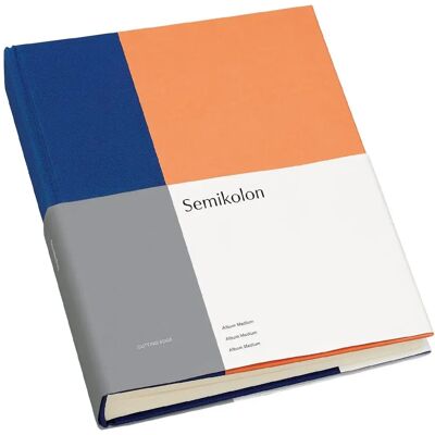 Album Photo Semikolon Moyen Cobalt Peach - Organiser & Présenter Photos - Publicité Album Photo Semikolon Moyen Cobalt Peach - Organiser & Présenter Photos - Publicité