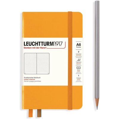 LEUCHTTURM1917 Leuchtturm Hochwertiges Hardcover Nummerierte Seiten Perforierte Punktseiten Notizbuch A6 Rising Sun LEUCHTTURM1917 Leuchtturm Hochwertiges Hardcover Nummerierte Seiten Perforierte Punktseiten Notizbuch A6 Rising Sun