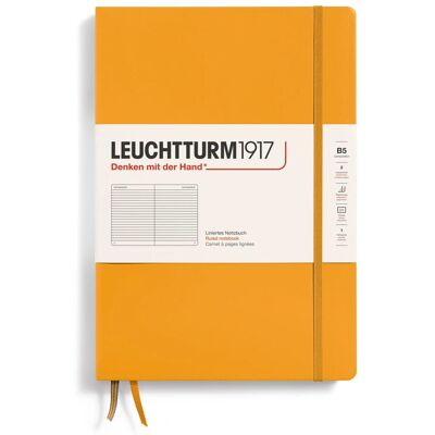 Leuchtturm1917 Quaderno rigido Rising Sun B5 - Composizione, Righe Leuchtturm1917 Quaderno rigido Rising Sun B5 - Composizione, Righe