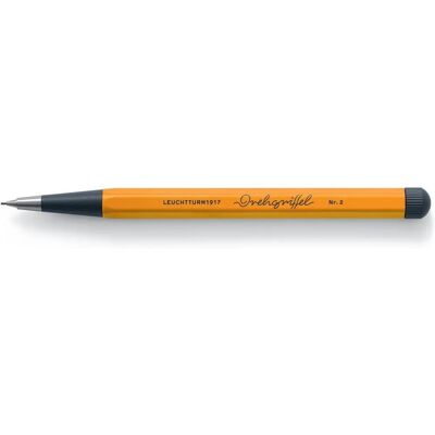Crayon Mécanique Leuchtturm N°2 Orange - Écriture & Dessin - Publicité Crayon Mécanique Leuchtturm N°2 Orange - Écriture & Dessin - Publicité