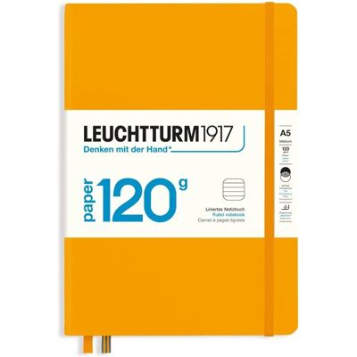 LEUCHTTURM1917 Leuchtturm Wysokiej Jakości 120g Edycja Linijka A5 Notatnik - Notatnik LEUCHTTURM1917 Leuchtturm Wysokiej Jakości 120g Edycja Linijka A5 Notatnik - Notatnik