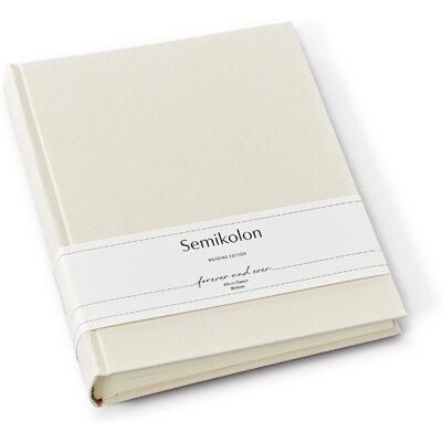 Album ślubny Semikolon - Średni, Okładka z chamois, Elegancki Album ślubny Semikolon - Średni, Okładka z chamois, Elegancki