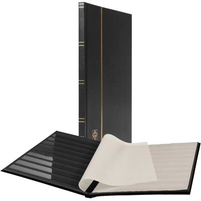 Leuchtturm Stockbook Basic Non-Rembourré A4 - Noir - Publicité Leuchtturm Stockbook Basic Non-Rembourré A4 - Noir - Publicité