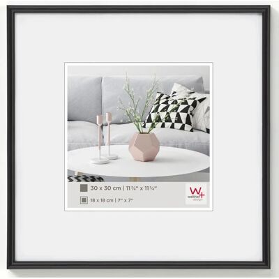 Cornice Fotografica Walther Design KB330H - 30x30 cm Nero Cornice Fotografica Walther Design KB330H - 30x30 cm Nero