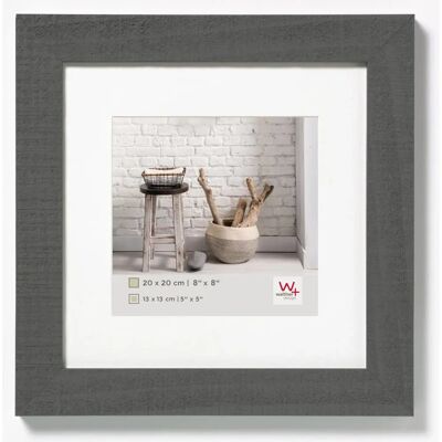 Cadre photo gris Walther Design HO440D 28x28cm - Cadre - Publicité Cadre photo gris Walther Design HO440D 28x28cm - Cadre - Publicité