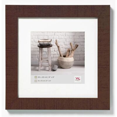 Walther Nussbaum 20x20cm Picture Frame - Rustic Natural Finish Walther Nussbaum 20x20cm Picture Frame - Rustic Natural Finish