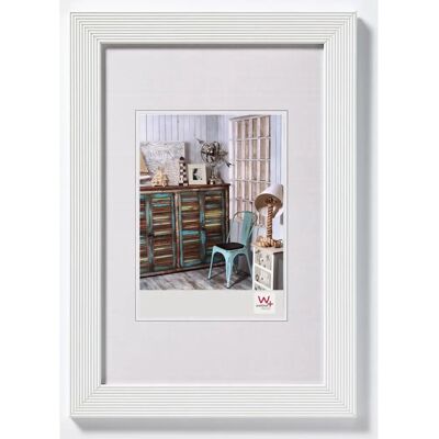 Cadre en bois Grado - 13x18 cm - Blanc - Cadre photo Cadre en bois Grado - 13x18 cm - Blanc - Cadre photo