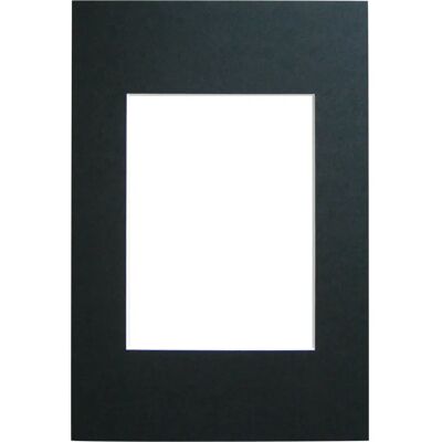 Cadre photo noir Walther PA041B 30x40 - Passepartout Cadre photo noir Walther PA041B 30x40 - Passepartout
