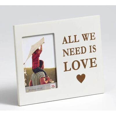 Walther Design RL015W Fotolijst - Wit 10x15 cm met Letters Walther Design RL015W Fotolijst - Wit 10x15 cm met Letters