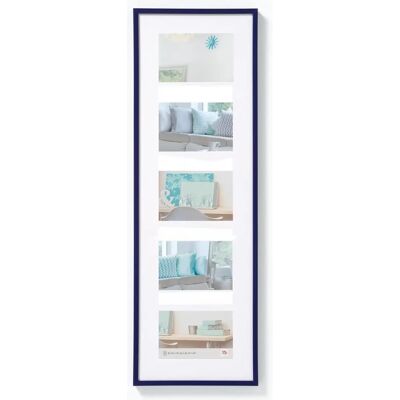 Cadre multi-photo Walther bleu - Décoration murale Cadre multi-photo Walther bleu - Décoration murale
