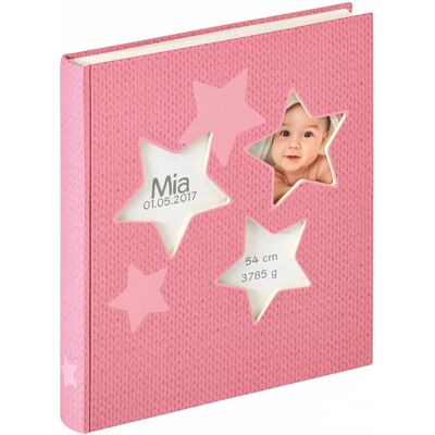 Walther UK-133-R Roze Baby Fotoalbum - Babyalbum Walther UK-133-R Roze Baby Fotoalbum - Babyalbum