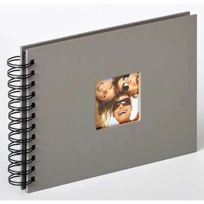 Walther Grau Spiral Fotoalbum - 23x17 cm - 40 Seiten Walther Grau Spiral Fotoalbum - 23x17 cm - 40 Seiten